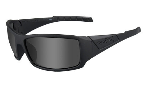 Wiley X, Twisted, Matte Black Frame with Grey Lenses.