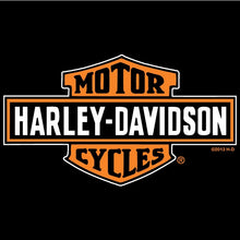 Harley-Davidson Black Stretch Bar & Shield Scoop neck Womens Tee-shirt