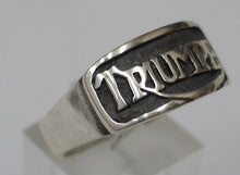 Sterling silver mens Triumph ring #11