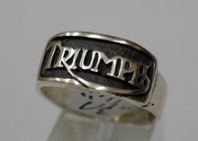 Sterling silver mens Triumph ring #11A