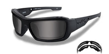 Wiley X, Knife, Matte Black Frame with Grey Lenses.
