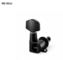 ®Schaller M6 Mini. 3 left 3 right, Small button, Solid head stock 21.7 standard