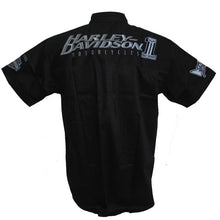 Harley-Davidson Chrome Pitt Crew, dress shirt, twin button pockets, short sleeve