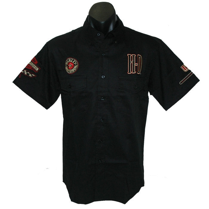 Pocket Harley Dress Shirts Harley-Davidson Mens Melange Woven Shirt 99073-20VM, Medium Pocket Harley Dress Shirts Harley-Davidson Mens Melange Woven Shirt 99073-20VM, Medium