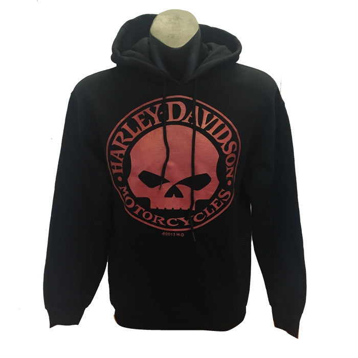 H-D  Red Willie G Kanga pouch hoodie.