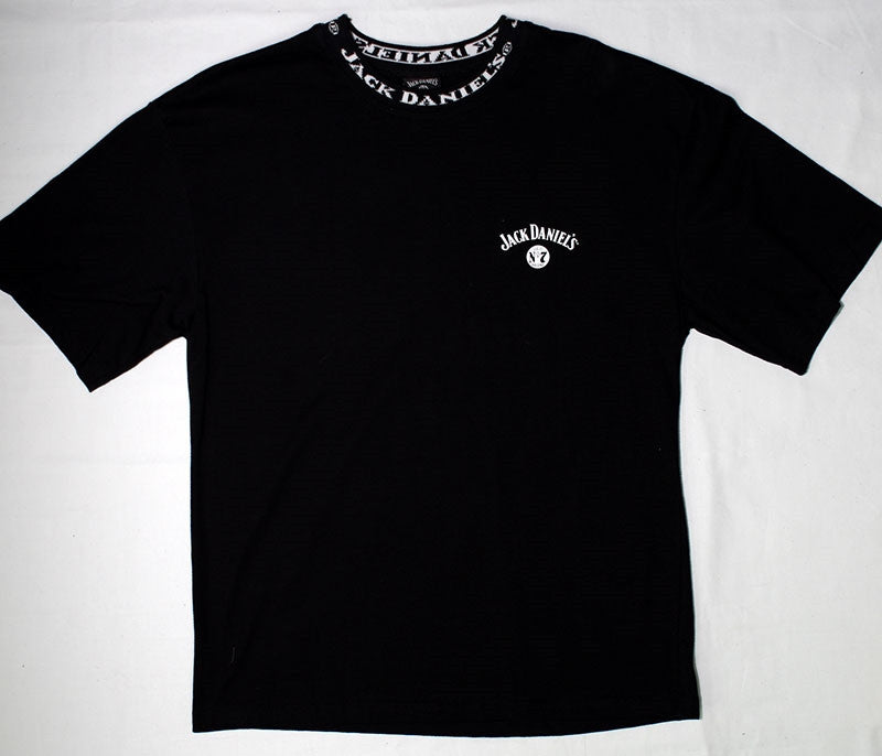 Jack Daniel's   Old 7 with colour back print Black Tee-shirt