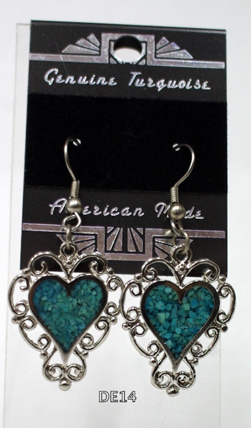 Ladies jewellers bronze palladium plated earrings