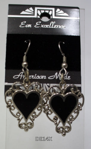 Ladies jewellers bronze palladium plated earrings