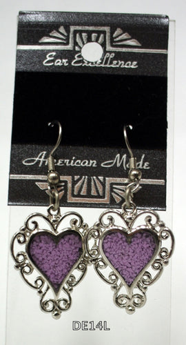 Ladies jewellers bronze palladium plated earrings