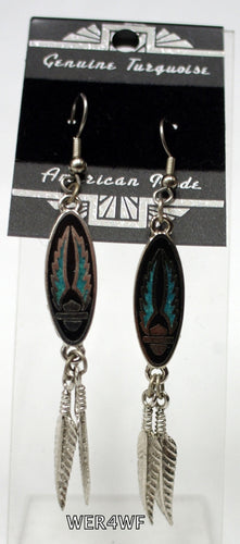 Ladies jewellers bronze palladium plated earrings