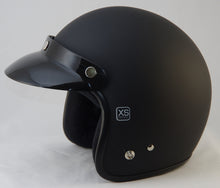 M2R flat black helmets with or without a peak.