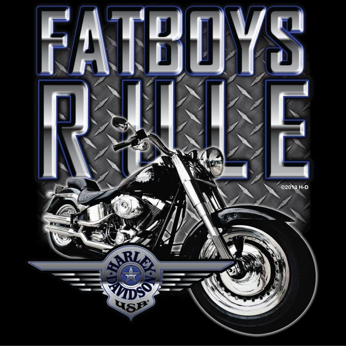 H-D Platinum Fatboys Rule Tee-Shirt