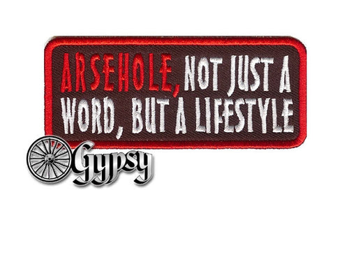 ARSEHOLE BIKER PATCH 4