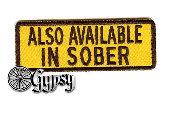 AVAILABLE IN SOBER BIKER PATCH 4
