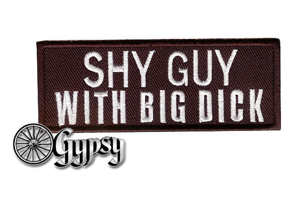 SHY GUY FUNNY BIKER PATCH 4