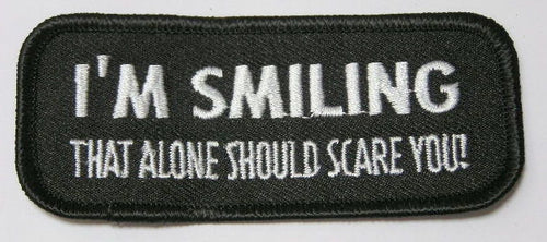 I'm smiling patch