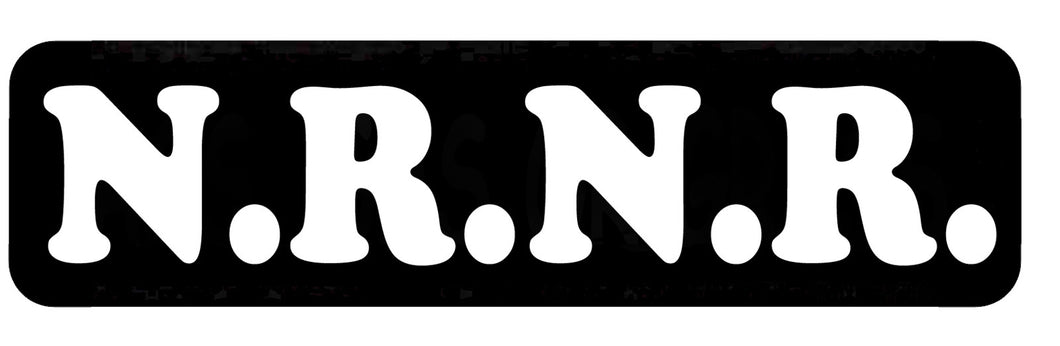 N.R,N.R 100mm embroidered patch