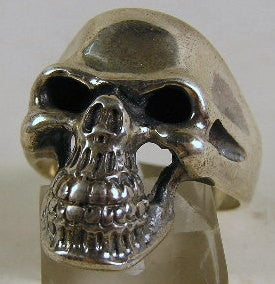 Sterling silver (925) mens skull ring #1091