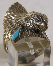 Sterling silver mens Eagle ring #R180