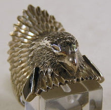 Sterling silver mens Eagle ring #R180