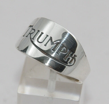 Sterling silver mens Triumph ring #174