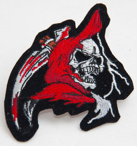 Reaper. 100mm wide embroided patch