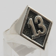Sterling silver 13 mens ring.  Mens ring #1168