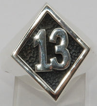 Sterling silver 13 mens ring.  Mens ring #1168