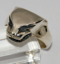 Sterling silver mens Panther ring #530S