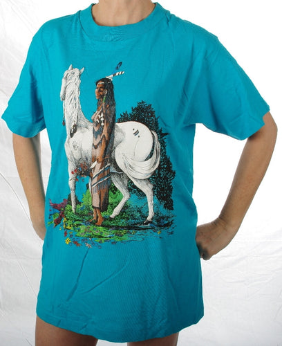 Maiden and Mare #450. These are top quality tee-shirts made in United States of America.