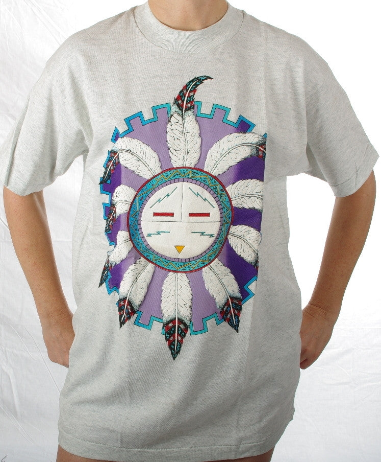 Hopi Sun Flower #203. These are top quality tee-shirts made in United States of America.