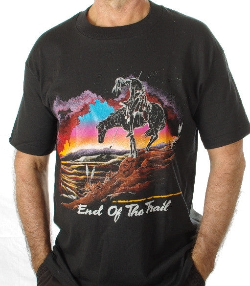 End of Trail #149.These are top quality tee-shirts made in United States of America.