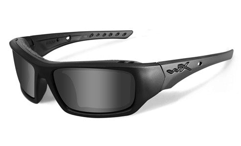 Wiley X, Arrow, Matte Black Frame with Grey Lenses.