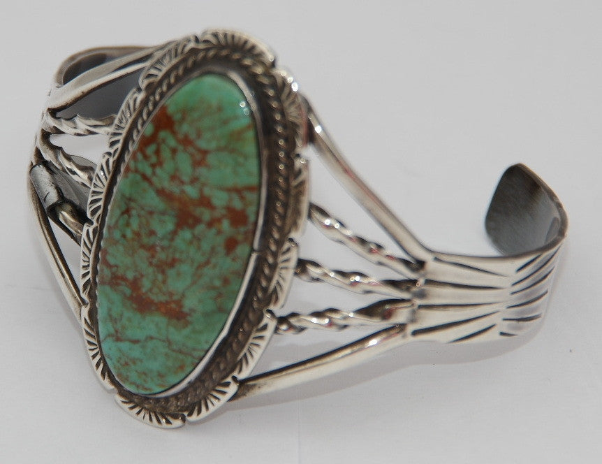 American Indian Jewellery, Ladies Bracelet, Navajo 925 sterling silver and turquoise