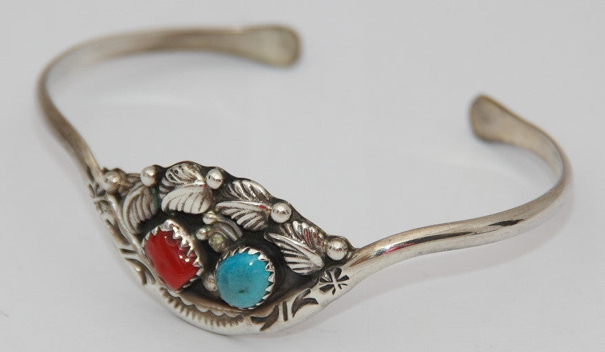 American Indian Jewellery, Ladies Bracelet, Navajo 925 sterling silver and turquoise