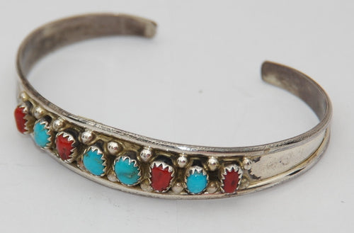 American Indian Jewellery, Ladies Bracelet, Navajo 925 sterling silver.