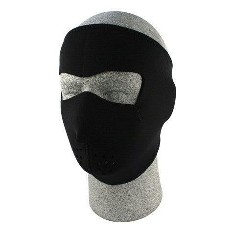 Neoprene face mask, plain black