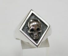 Sterling silver Mens Skull ring #1190