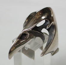 Sterling silver (925) mens, Eagle skull, ring