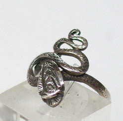Sterling silver snake ring #837