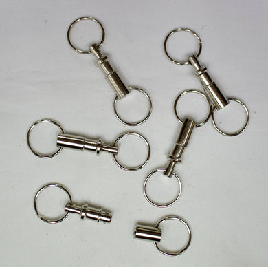 Vest spring loaded brass nickel plated easy join clips.