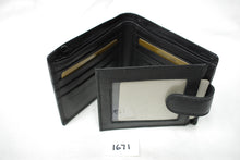 Mens leather wallet RFID #1671