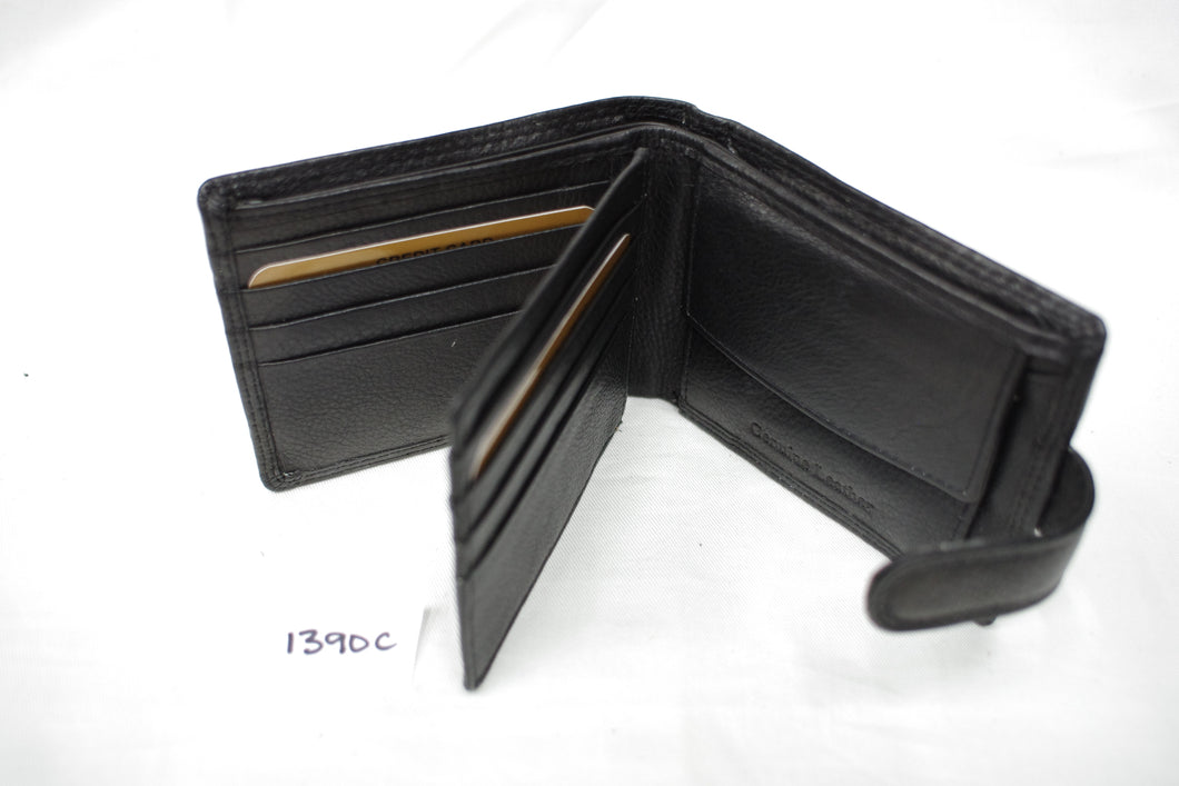 Mens leather wallet RFID #1390C